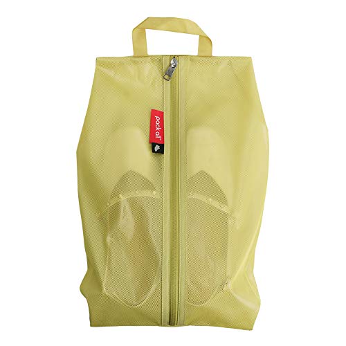 pack all Shoe Bag for Travel, Water-Resistant Shoe Pouch for Sports - color: Mustard, style: 1 Pack