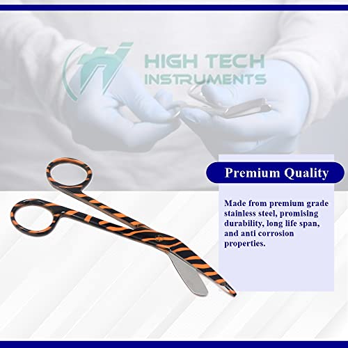 Set of 6 Bandage Scissors 5.5" Long, Nurse Vet Tech Gift - Made of Stainless Steel with Colorful Patterns, First Aid, Used For Cutting Gauze, Tape, Clothing Bandages, Vet Wrap Adhesive Removal - style: Set 6