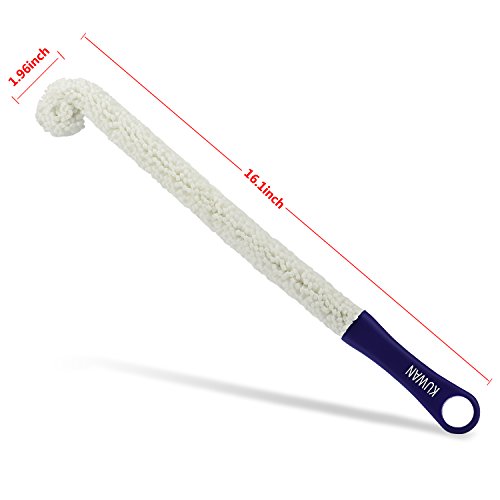 KUWAN Flexible Bottle Cleaning Brush Multi-Function Household Tools Scourer - color: White