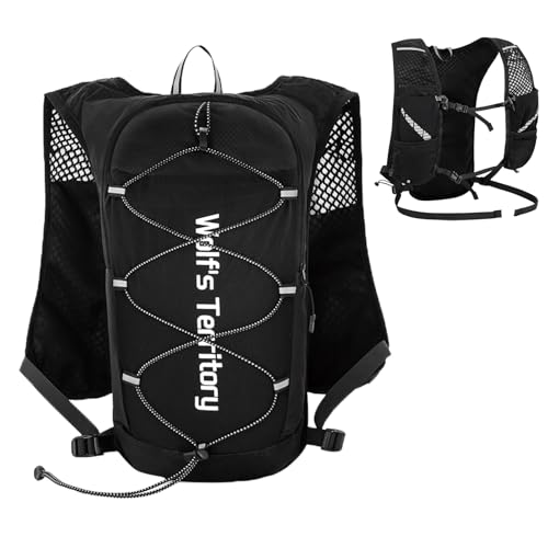 TRIWONDER Hydration Vest Running Backpack for Men & Women, Water Pack for Hiking, Camping, Climbing & Cycling, Lightweight Daypack - color: 02 Black 5L - Vest Only