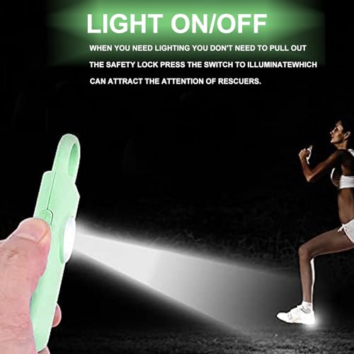 Thopeb Personal Safety Alarm for Women – Upgraded Rechargeable - color: Pale Green