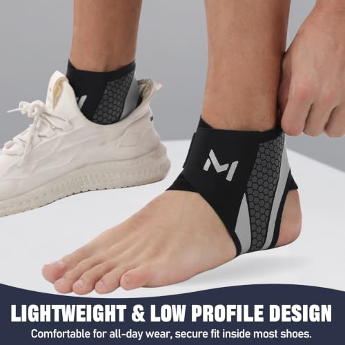 2 PCS Ankle Support Brace, Adjustable Ankle Support for Women & Men