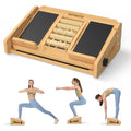 HOTWAVE Slant Board for Calf Stretching with Foot Massage Roller