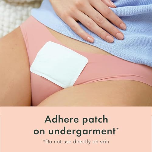 Rael Thin Herbal Heating Patches, Feminine Period Care for Cramps (16 Ct) - size: Small (16 Count)