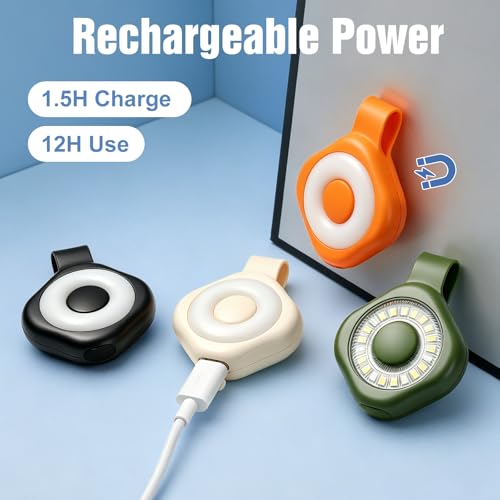Rechargeable Nurse Lights Clip On for Night Shift, Badge Light - color: F-Green