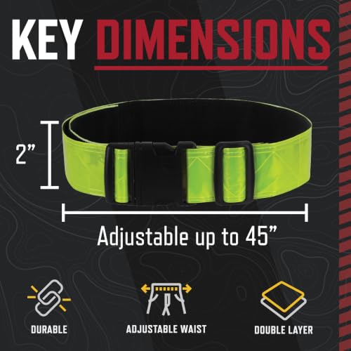 Rothco Reflective Physical Training Belt - color: Yellow
