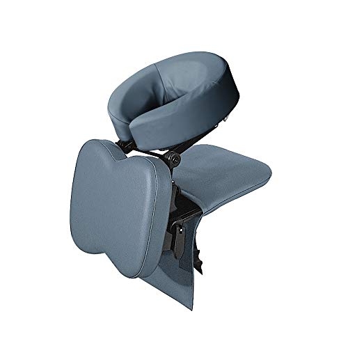 Master Massage Desktop Face Cradle Massage Kit – Table & Desk Top Face Pillow Support –Foldable Adjustable Head Rest Cushion Cradle - Massage Kit, Siesta Artifact, Eye Surgery Recovery, Royal Blue - color: Royal Blue