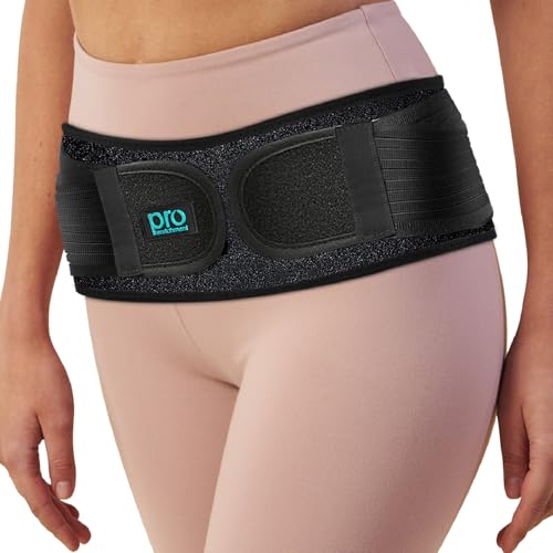 Sacroiliac Hip SI Belt USA Patented SI Joint Belt for Women & Men -Black-XL - color: Black