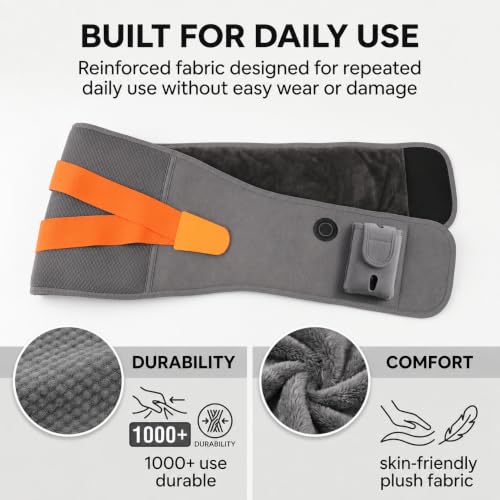 10000mAh Cordless Heating Pad Heat Belt for Lower Back Pain Relief