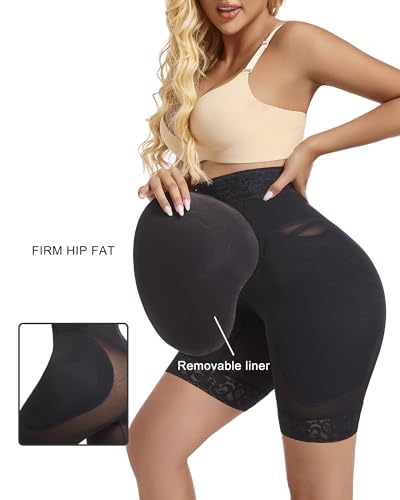 VENDAU Butt and Hip Enhancer Shapewear - Women's Butt Pads and Hip Enhancer - color: Black, size: Medium