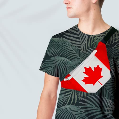 Funny Guy Mugs Canadian Flag Fanny Pack - color: Canadian Flag