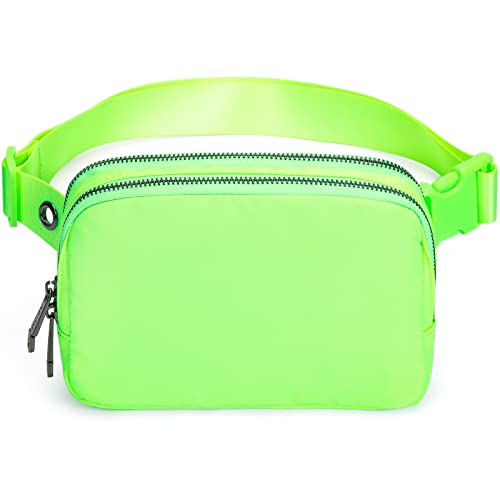 AROME Mini Belt Bag for Women Men Fashion Waist Packs Fanny Pack - color: Neno Green