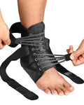 Quick Lace Up Ankle Brace for Men & Women with Removable Splints - size: S