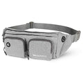WATERFLY Fanny Pack Waist Bag: Travel Hip Pouch Bum Bag Plus Size Crossbody Fannie Pack Adjustable Belt Waistpack Phanny Fannypack for Man Woman Hiking Walking Jogging