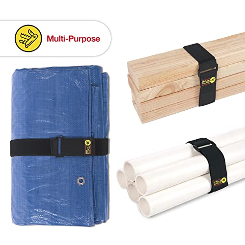 Super-Stretch Wrap-It Storage Straps - 24" (4 Pack) Black - color: Black, size: 24" (4 Pack)