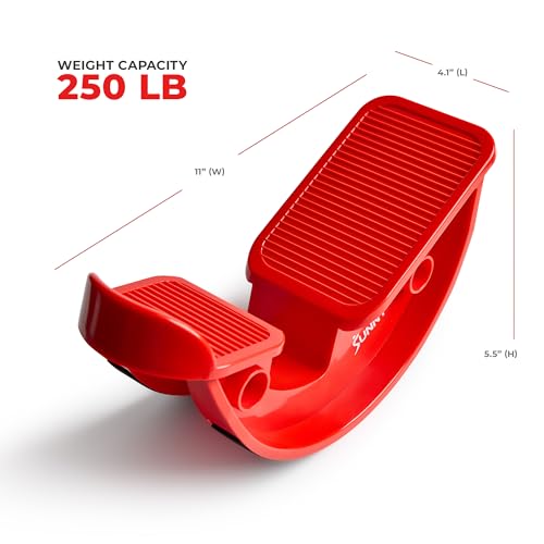 Sunny Health & Fitness Adjustable Calf & Ankle Stretcher - color: Red