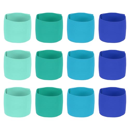 Soccer Captain Armband Elastic Wrist Arm Bands Adjustable Player Team Leader Anti-Slip Badge Sports Accessories - color: Ocean Gradient
