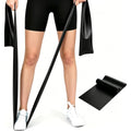 Long Resistance Bands for Working Out, Physical Therapy, Yoga & Pilates - color: Black