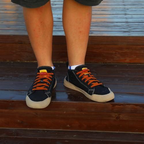 Neo-wows No Tie Shoelaces Elastic Laces for Kids Adults Athletic Sneakers - color: Rainbow