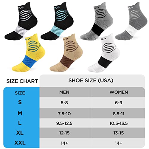 NEENCA Professional Compression Socks for Women Men Circulation, 20-30 mmHg - color: Copper, size: Medium