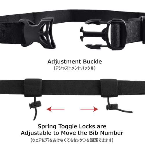 Triathlon Belt with 1-100 Running Bib Numbers