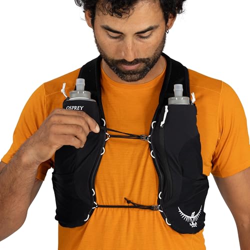 Osprey Duro LT Men's Running Hydration Vest with Hydraulics Soft Flasks - color: Black, size: Large