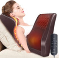 Boriwat Back Massager with Heat, 3D Kneading Massage Pillow for Back, Neck, Shoulder, Leg Pain Relief Deep Tissue, Gifts for Women Men Mom Dad(Brown) - color: Brown