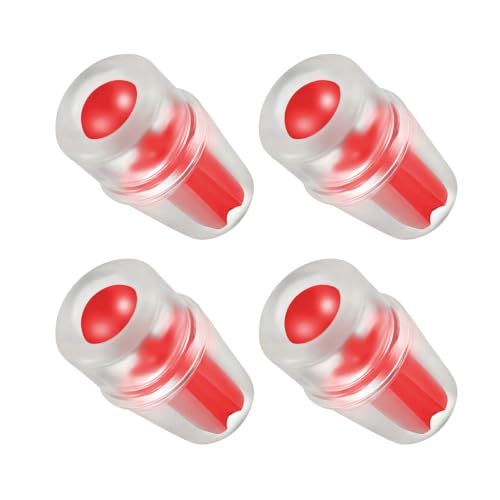 Bite Valve Replacement Mouthpiece Fit for Hydration Pack Bladder Water Backpack and Most Brands(4-Pack), with Shutoff Valve and Tube O-Ring - color: 4 Red
