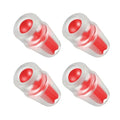 Bite Valve Replacement Mouthpiece Fit for Hydration Pack Bladder Water Backpack and Most Brands(4-Pack), with Shutoff Valve and Tube O-Ring - color: 4 Red