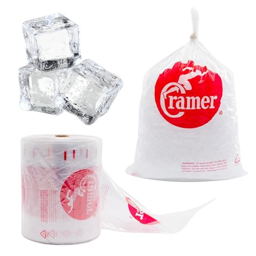 Cramer Large Ice Bags For Injuries, Clear Ice Bags for Athletic Training Rooms, Easy to Tie Bags for Athletic Trainers, 12" x 24" Bags, Pack of 750 - size: 12" X 24" - 750 Bags