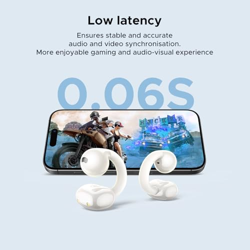 UGREEN HiTune S3 Open Ear Earbuds, Bluetooth 5.4, Clip on Earbuds, White - color: White