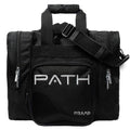 Pyramid Path Pro Deluxe Single Bowling Ball Tote - Holds One Ball, One Pair Shoes Up to Mens 15 - color: Black