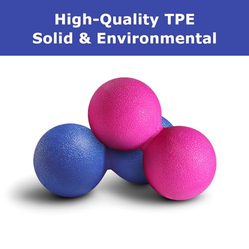 GOGO Peanut Massage Ball Double Lacrosse Fascia Balls - color: Orange