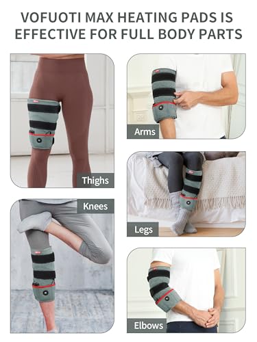 Portable Cordless Leg Heating Pad with Battery
