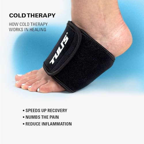 Tuli’s Foot Therapy Wrap, Ice/Heat Pack for Plantar Fasciitis, One Size