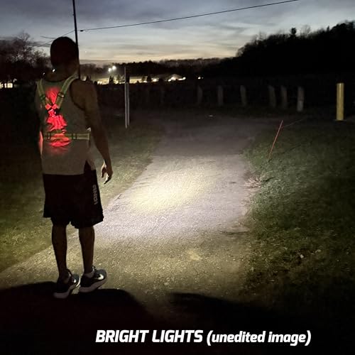Running Light Vest - Lighted Vest for Night Walking with Rechargeable LEDs