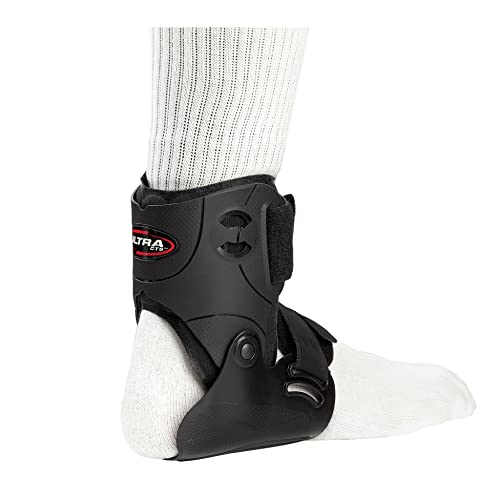 Breg Ultra CTS Ankle Brace, Rigid Hinged Support for Sprained Ankles - size: S-M