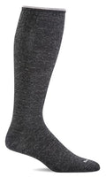 Sockwell Women's Featherweight Fancy Moderate Graduated Compression Sock - color: Black Solid, size: Small-Medium