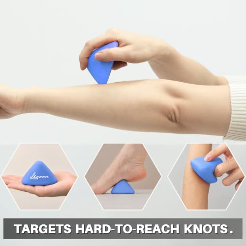 Trigger Massage Point, 3-Angle Deep Tissue Massager, Blue & Firm Ball set - style: 08 - Trigger Blue + Hard Ball