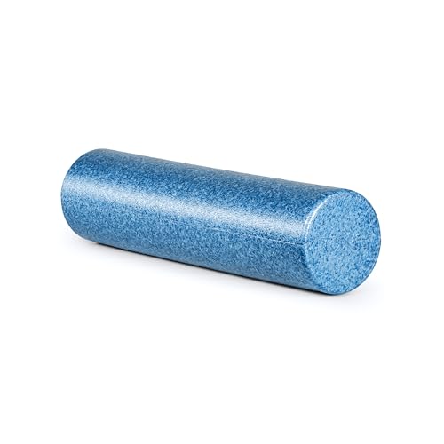 TONE Fitness Firm High-Density Foam Roller for Exercise, Massage & Recovery - color: Blue, size: 24 Inch