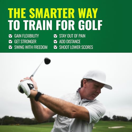 GolfForever Swing Trainer – Golf Fitness & Training System for Strength, Flexibility & Swing Power – Includes Membership & Premium Training Bar for Golf-Specific Workouts - size: Free Trial