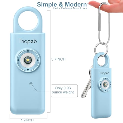 Thopeb Personal Safety Alarm for Women – Upgraded Rechargeable - color: Aqua