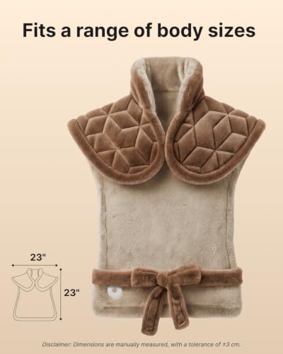 RENPHO Weighted Heating Pad for Neck, Shoulders & Back, Christmas Gift - color: Brown