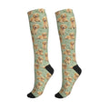 Cute Dog Compression Socks Women Men, Dog Lover Gift - color: Golden Retriever1