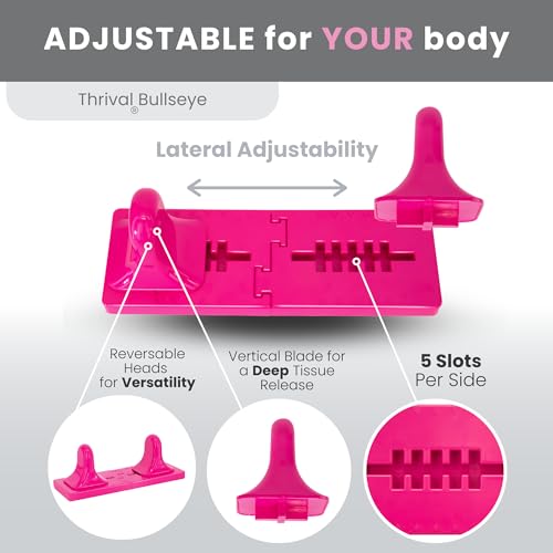 Thrival Bullseye, Psoas Muscle Release Tool, Patented, Pink - color: Pink, size: Thrival Bullseye