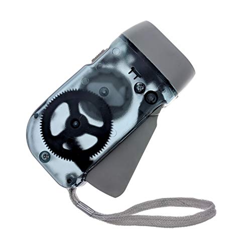 ASR Outdoor Emergency Motion 3 LED Dynamo Squeeze Action Basic Flashlight - No Batteries Needed