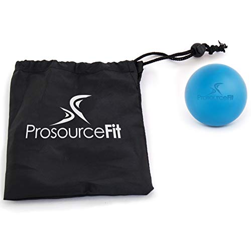 ProsourceFit Lacrosse Massage Ball for Self-Myosfascial Release, Deep Tissue Massage, Muscle Mobility, Post-Workout Recovery