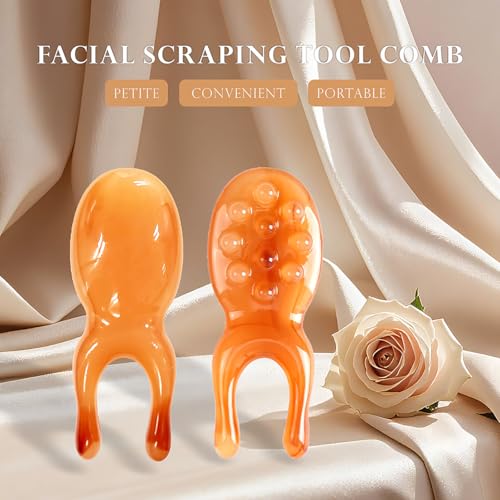 Nose Gua Sha Facial Massage Tool Sinus Eyes Jaw Neck Face Body Guasha Tool