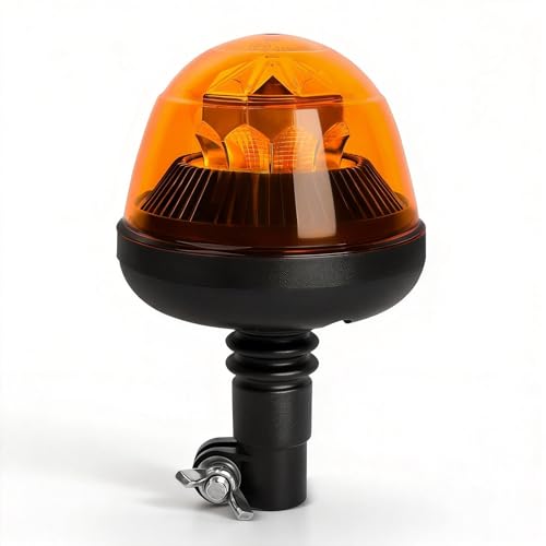 Amber LED Rotating Beacon Light 7 Flashing Modes Warning Light - color: Style 5