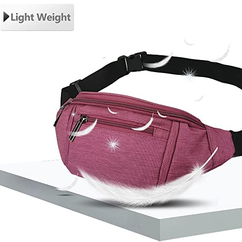 AIKENDO Crossbody Fanny Pack for Women Fashionable,Fashion Waist Bag Purse - color: Purple
